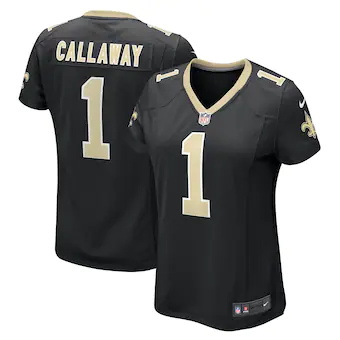 womens nike marquez callaway black new orleans saints game 